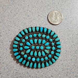 Nickel Silver Cluster Pin